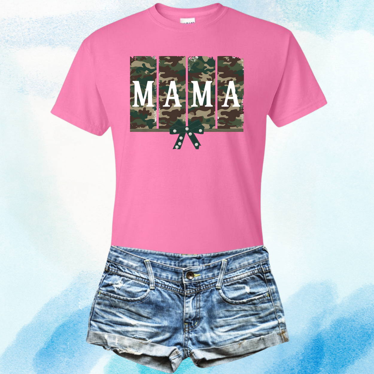 Short Sleeve Tee Camo MOM