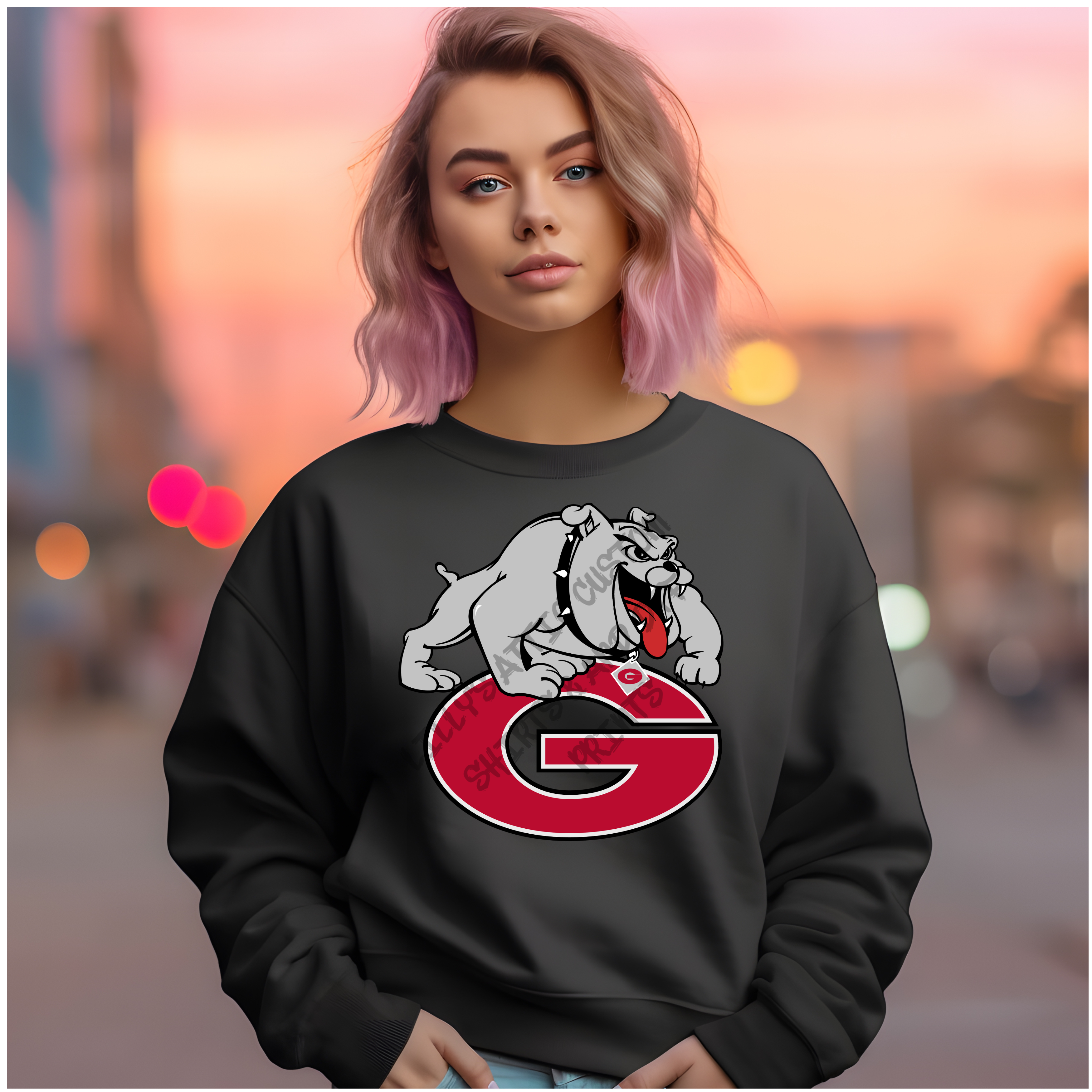 Georgia Bulldogs with BIG G