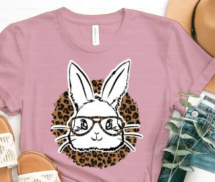 Leopard Bunny With Glasses