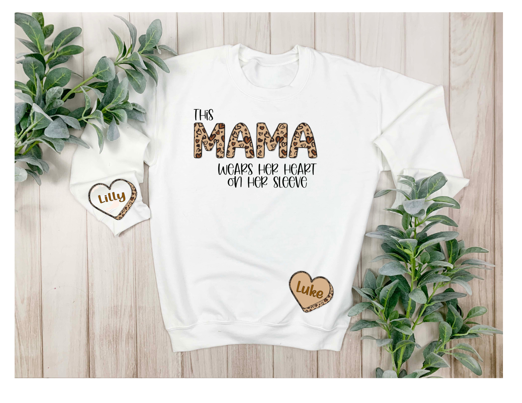 This Mama Wears Her Heart On Her Sleeve