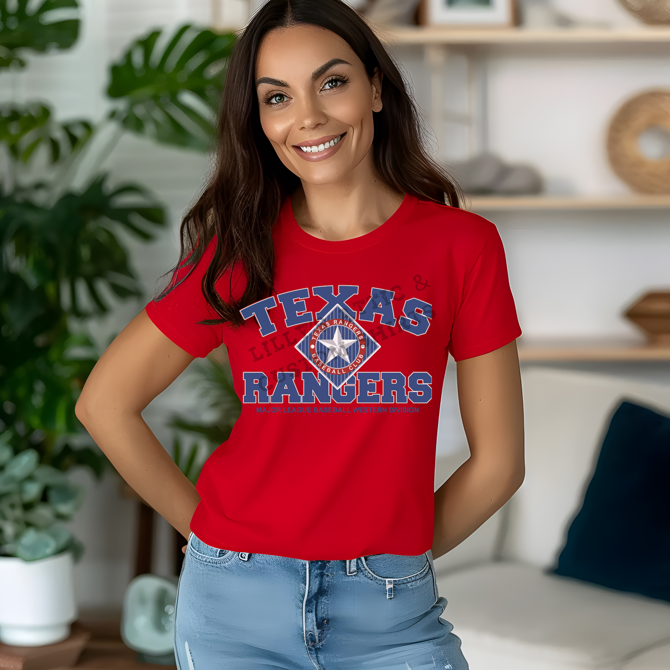 Texas Rangers with star in the middle